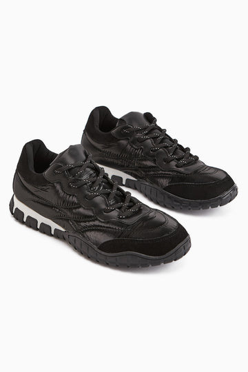Leen Siyah Paraşüt Kumaşlı Kadın Sneakers