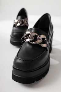 Chanpen Siyah Toka Detaylı Platformlu Günlük Ayakkabı