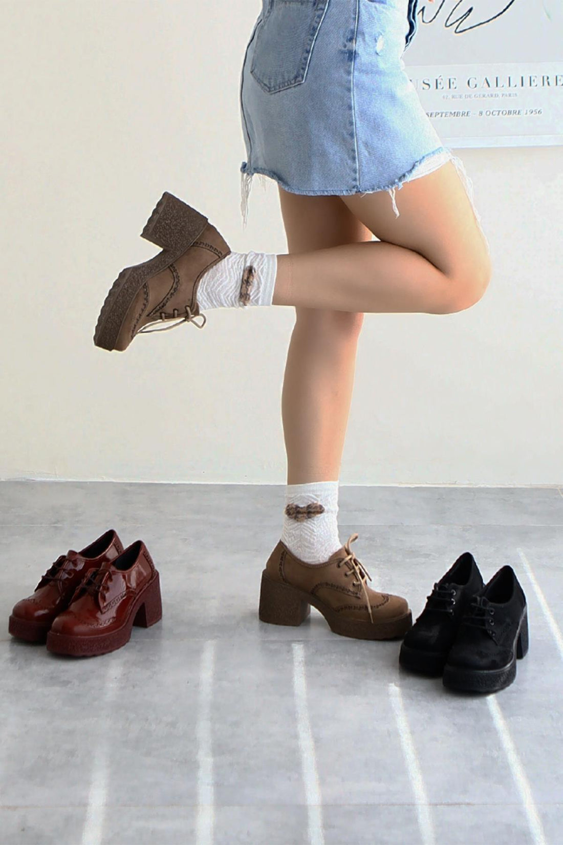 Lenie Vizon Süet Lazer Kesim Detaylı Günlük Ayakkabı