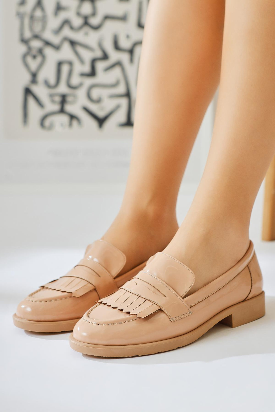 Begona Somon Rugan Püskül Detaylı Günlük Ayakkabı