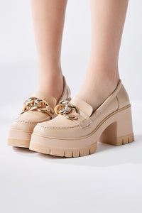 Chanpen Nud Toka Detaylı Platformlu Günlük Ayakkabı