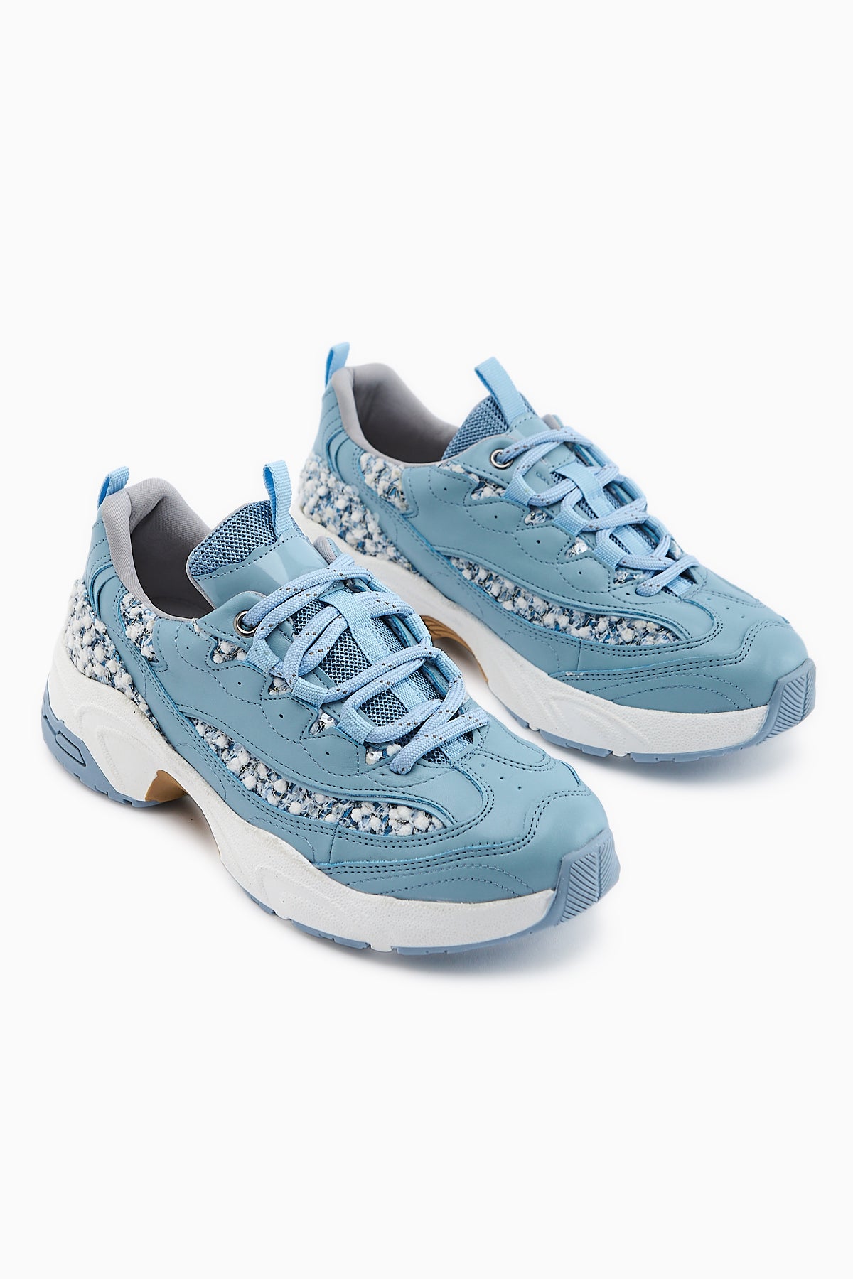 Rozhin Mavi Kalın Taban Kadın Spor Ayakkabı