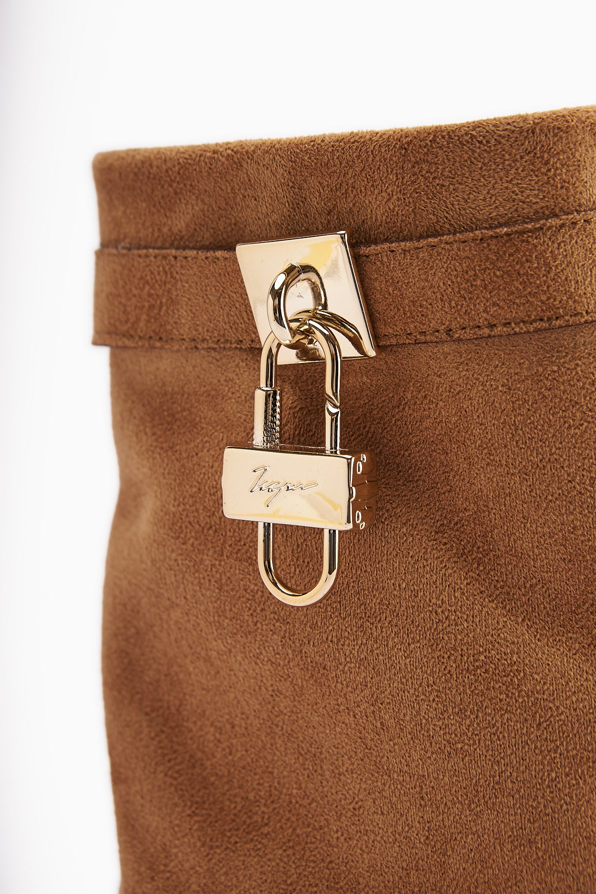 Nisha Taba Süet Takalı Kalın Topuklu Kadın Bot