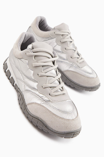 Leen Gri Paraşüt Kumaşlı Kadın Sneakers
