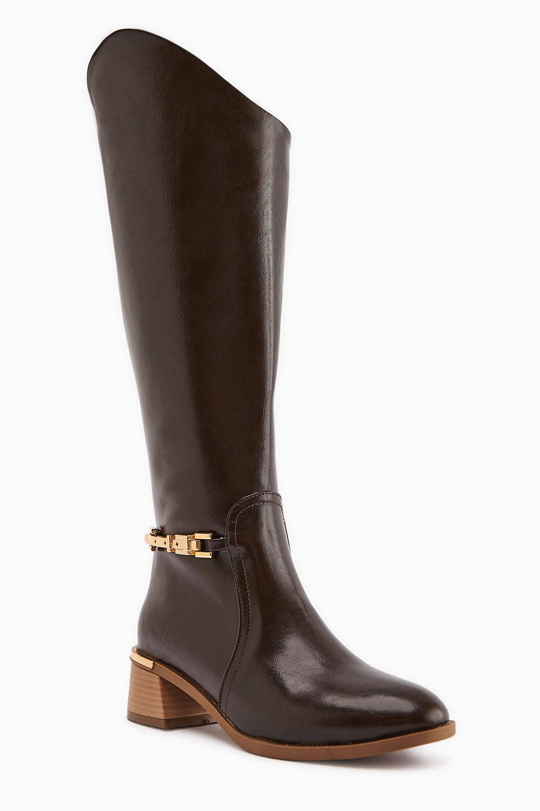 Kamilla Kahve Tokalı Kadın Çizme