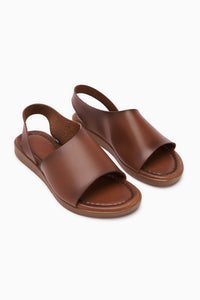 Hakiki Deri Kaia Taba Sandalet