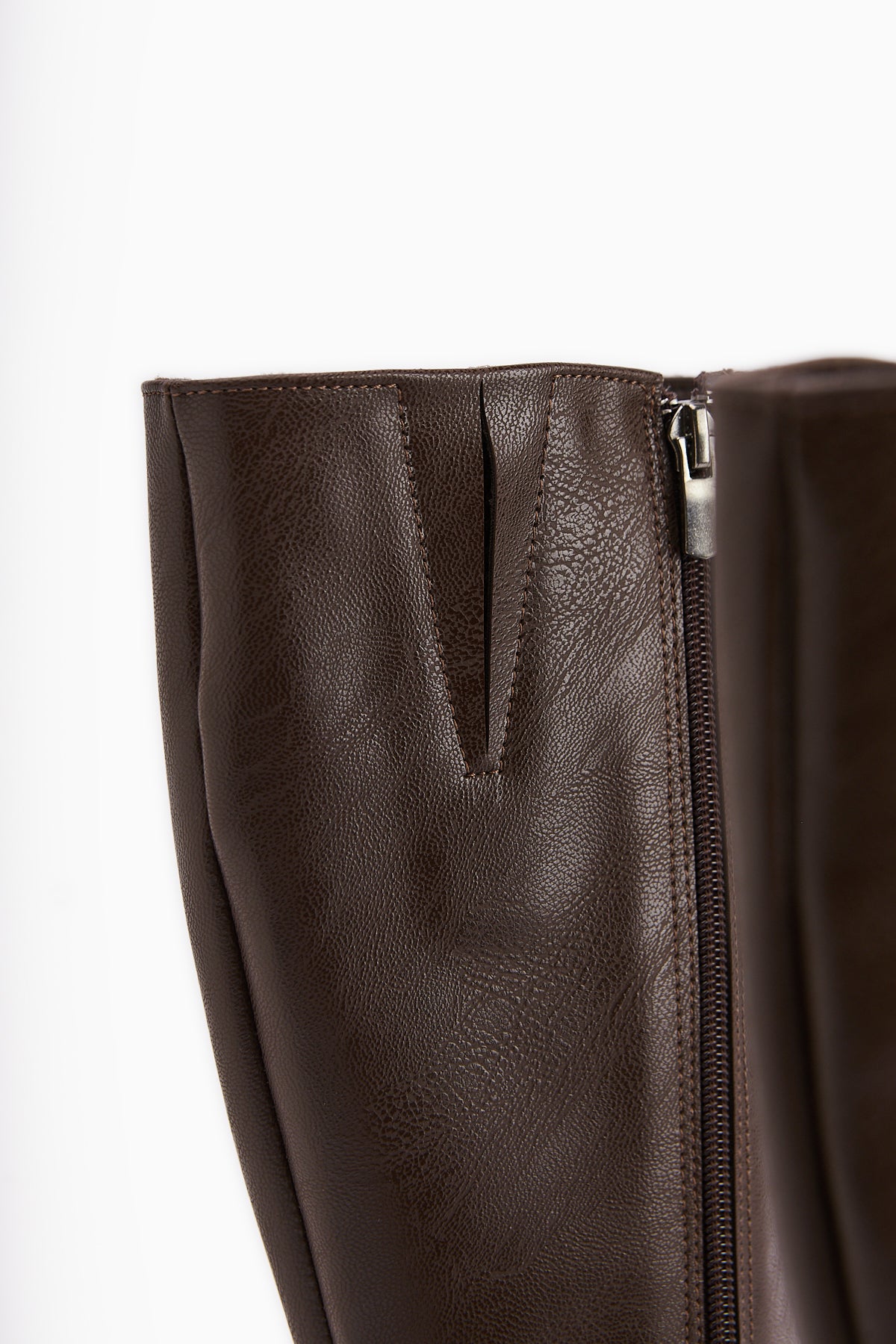 Deniza Kahve Topuklu Kadın Çizme