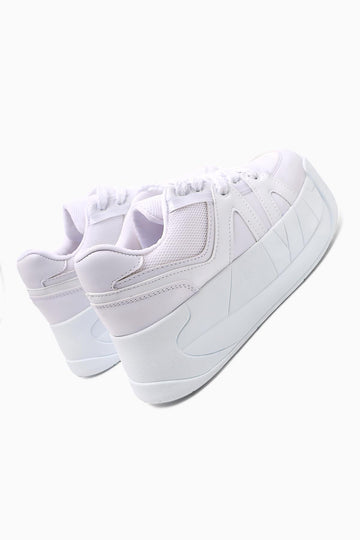 Alvi Beyaz Deri Detaylı Kadın Sneakers