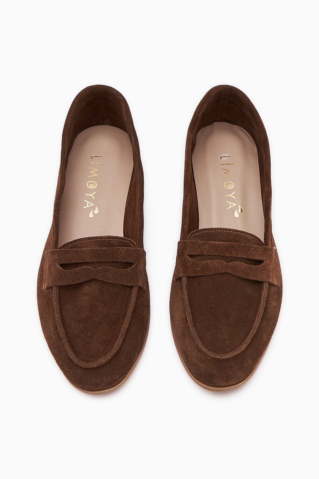 Solina Hakiki Deri Kahve Süet Makosen Ayakkabı Rahat Günlük Loafer