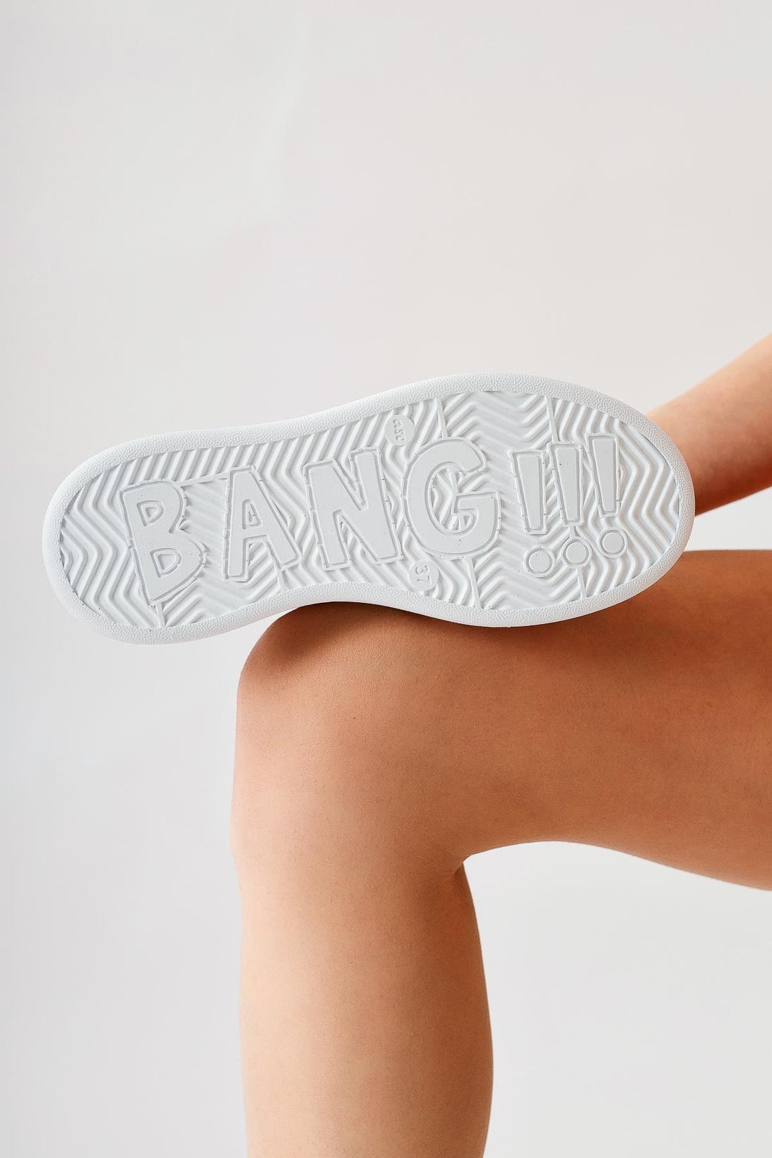 Biba Kırmızı Triko Desen Baskılı Bağcıklı Sneaker