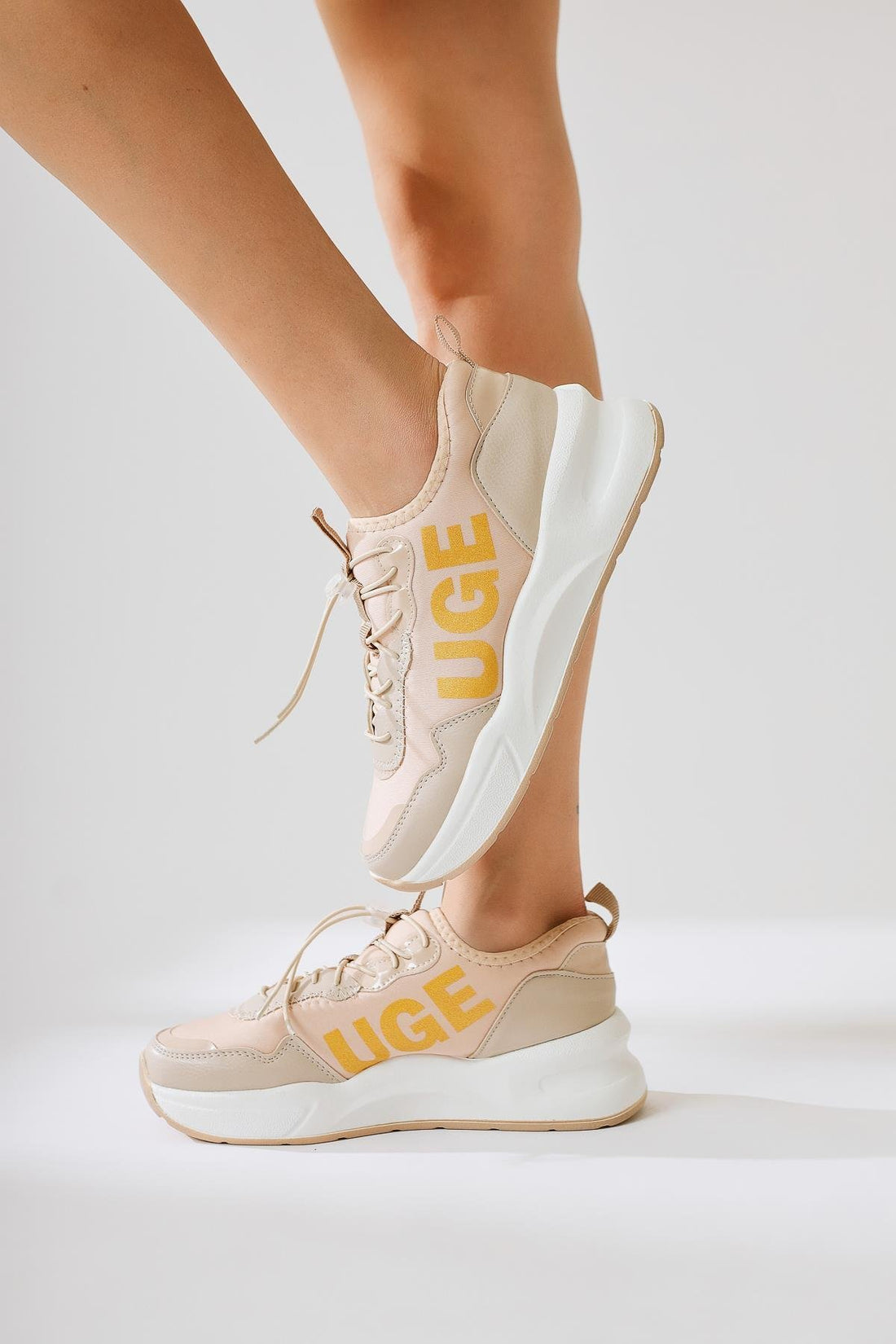 Mintra Nud Dalgıç Kumaş Baksılı Sneakers