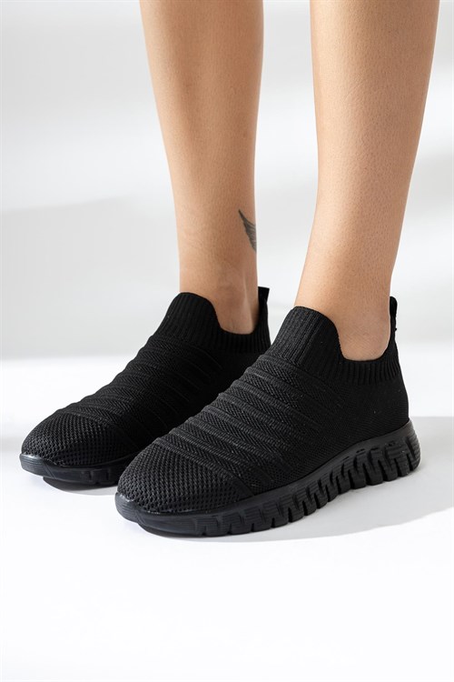 Petula Örgü Siyah Sneakers