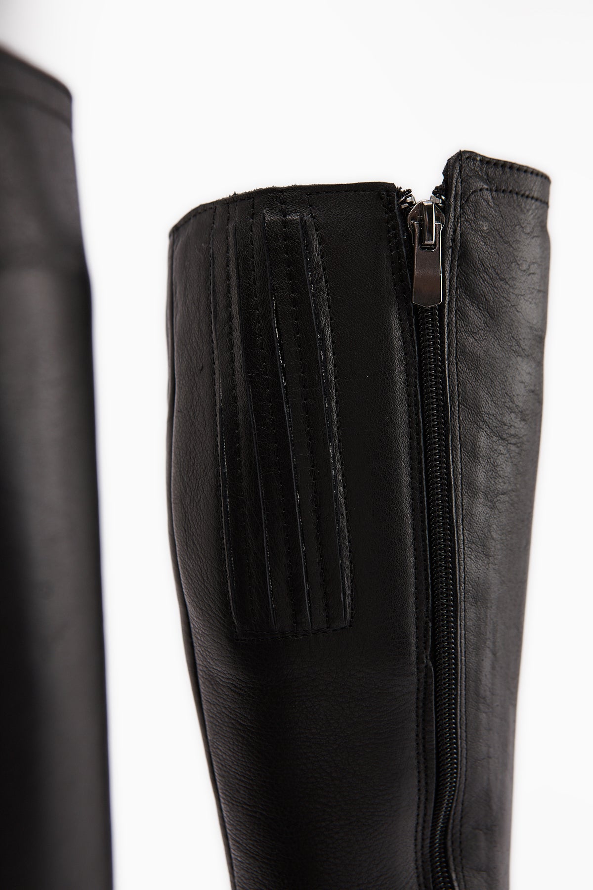 Marla Hakiki Deri Siyah Kadın Çizme