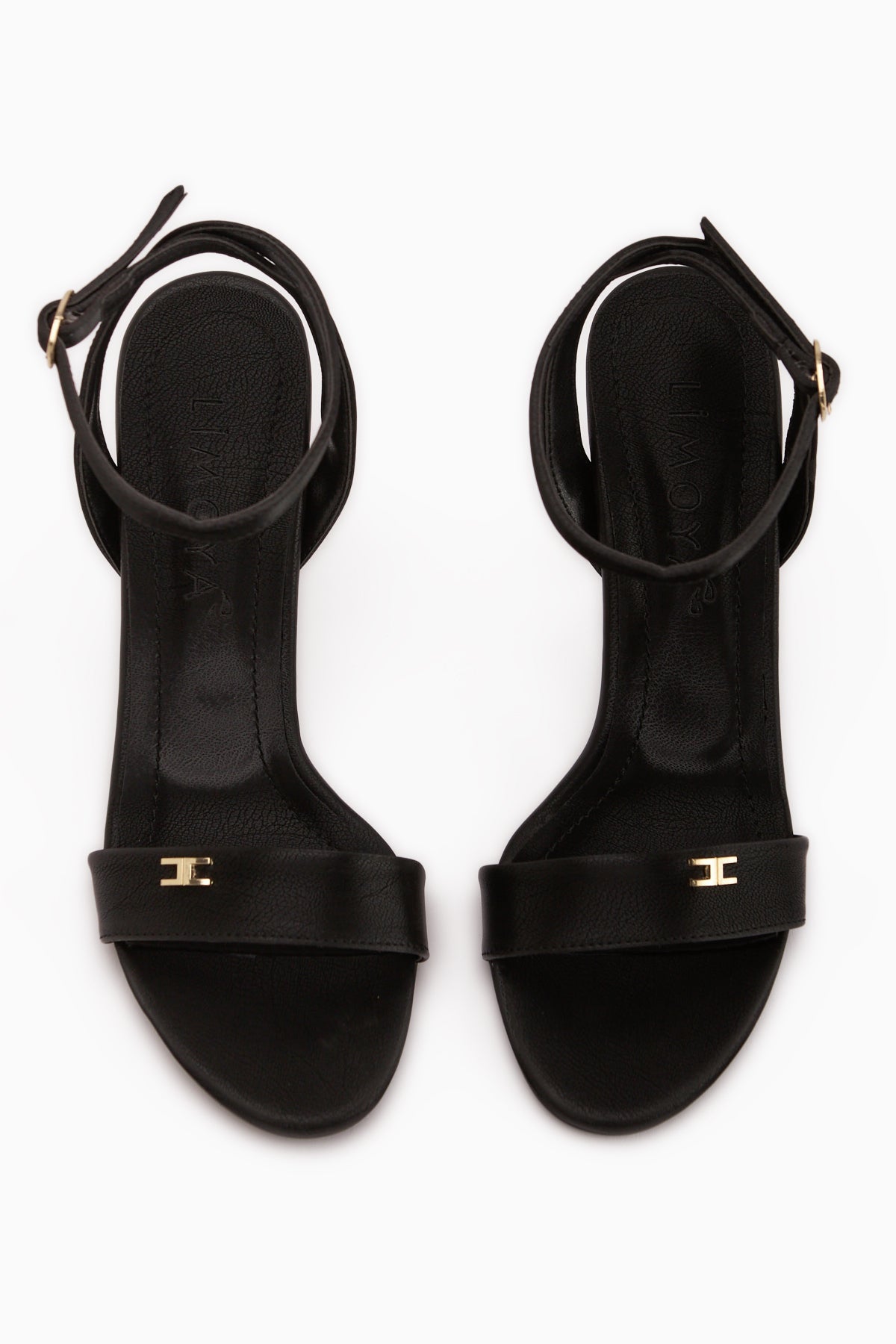 Jamila Siyah Bilekten Bağlamalı İnce Topuklu Kadın Ayakkabı