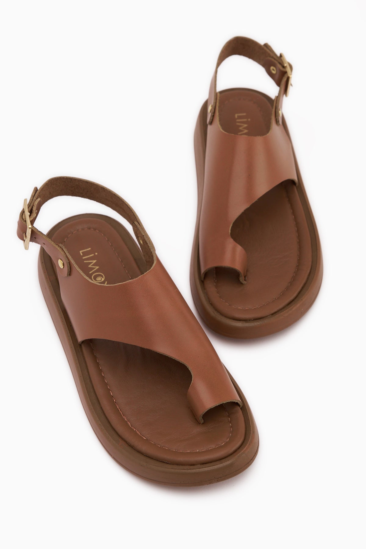 Alis Hakiki Deri Taba Parmak Arası Kadın Sandalet