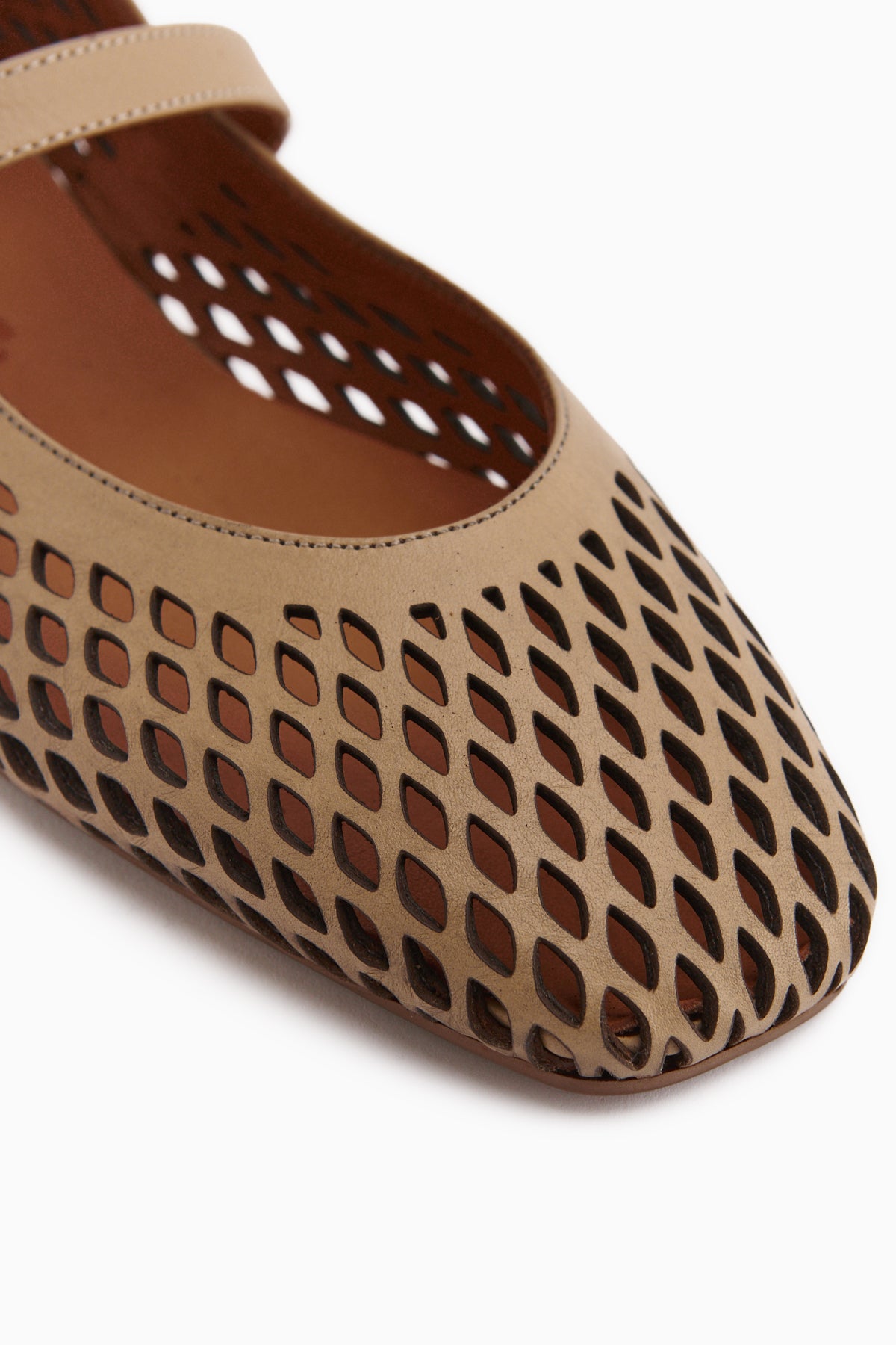 Randy Hakiki Deri Vizon Bantlı Kadın Babet