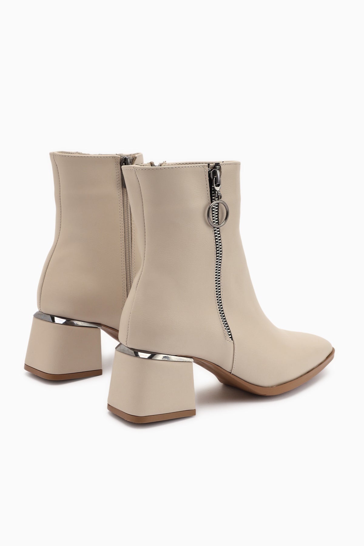 Deyana Ten Fermuar Aksesuarlı Bot