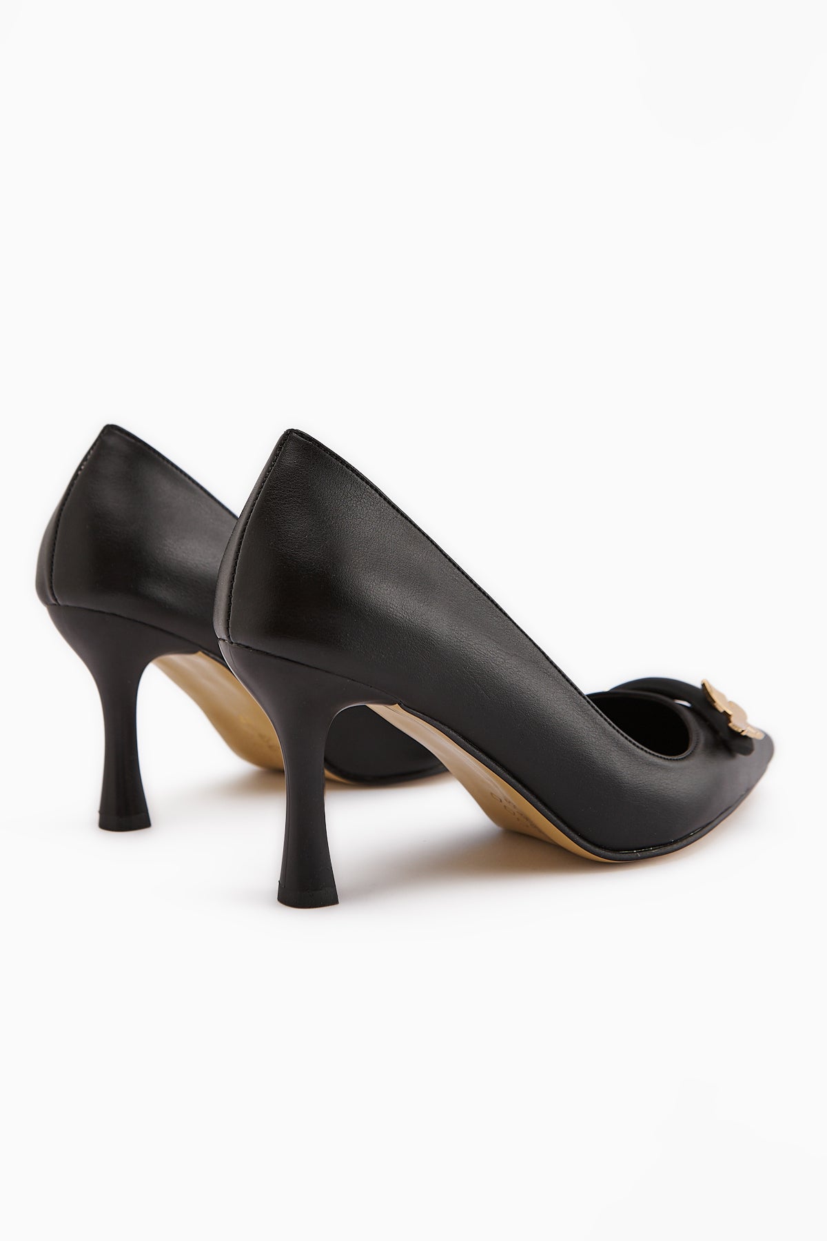 Misa Siyah Tokalı Kadın Stiletto