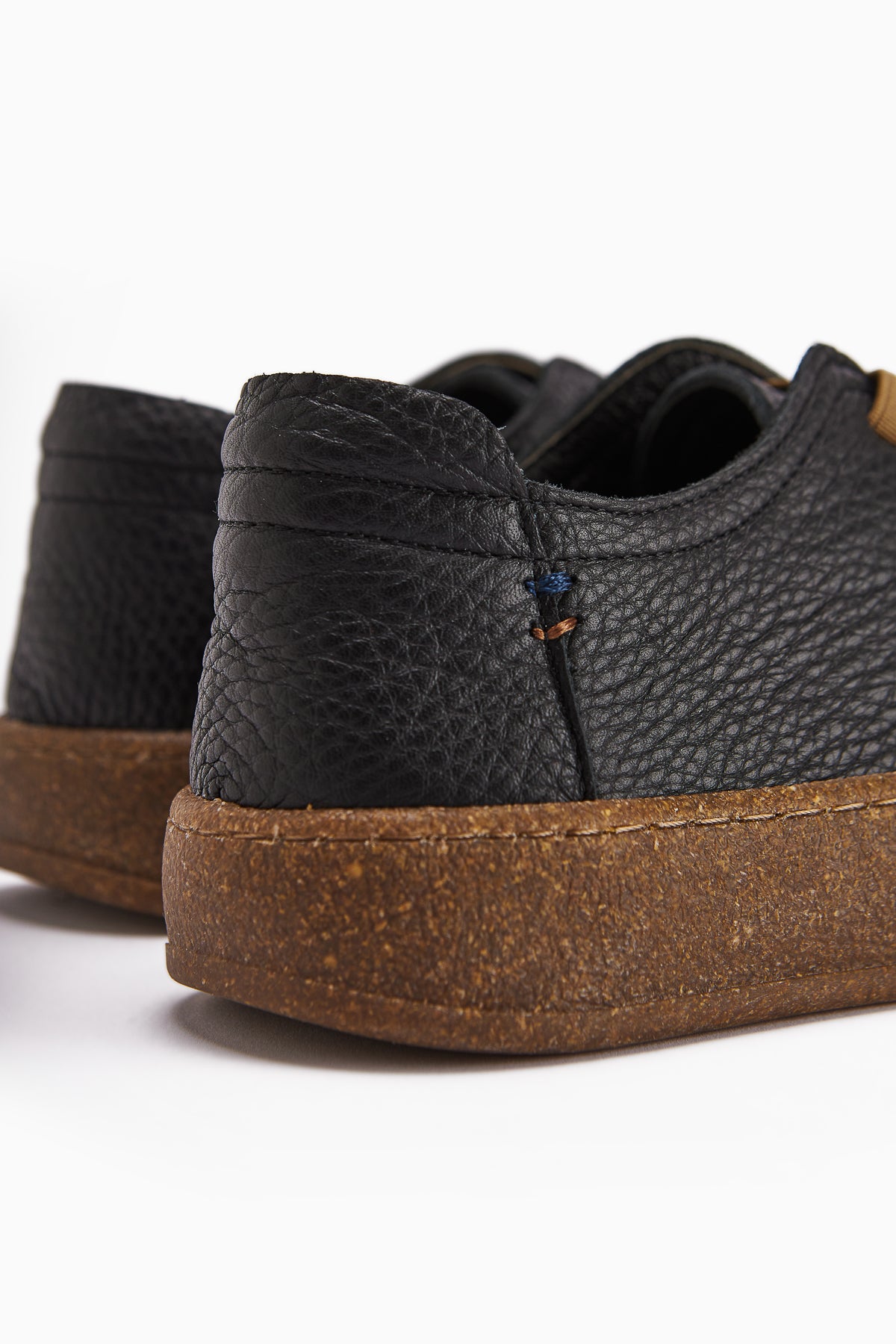 Judi Hakiki Deri Siyah Rahat Tabanlı Kadın Sneakers