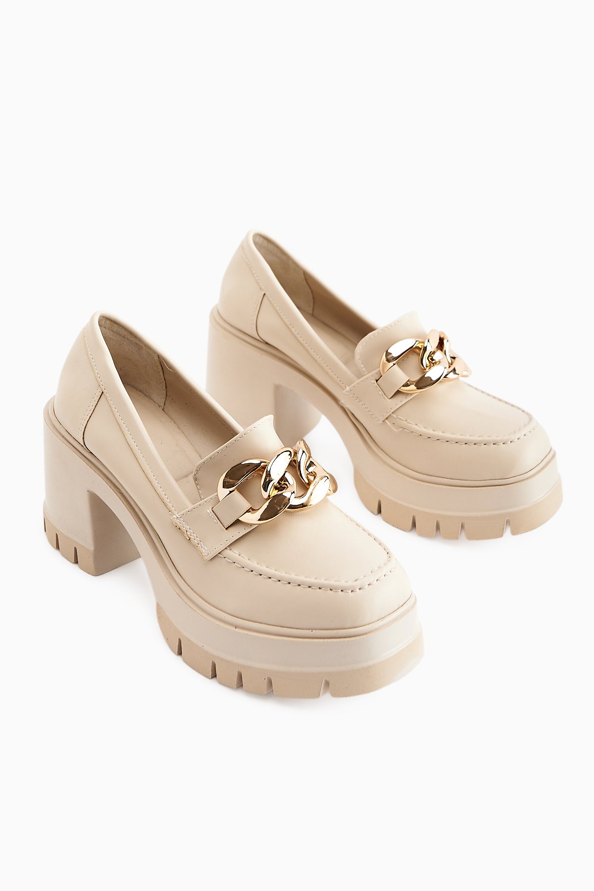 Chanpen Nud Toka Detaylı Platformlu Günlük Ayakkabı