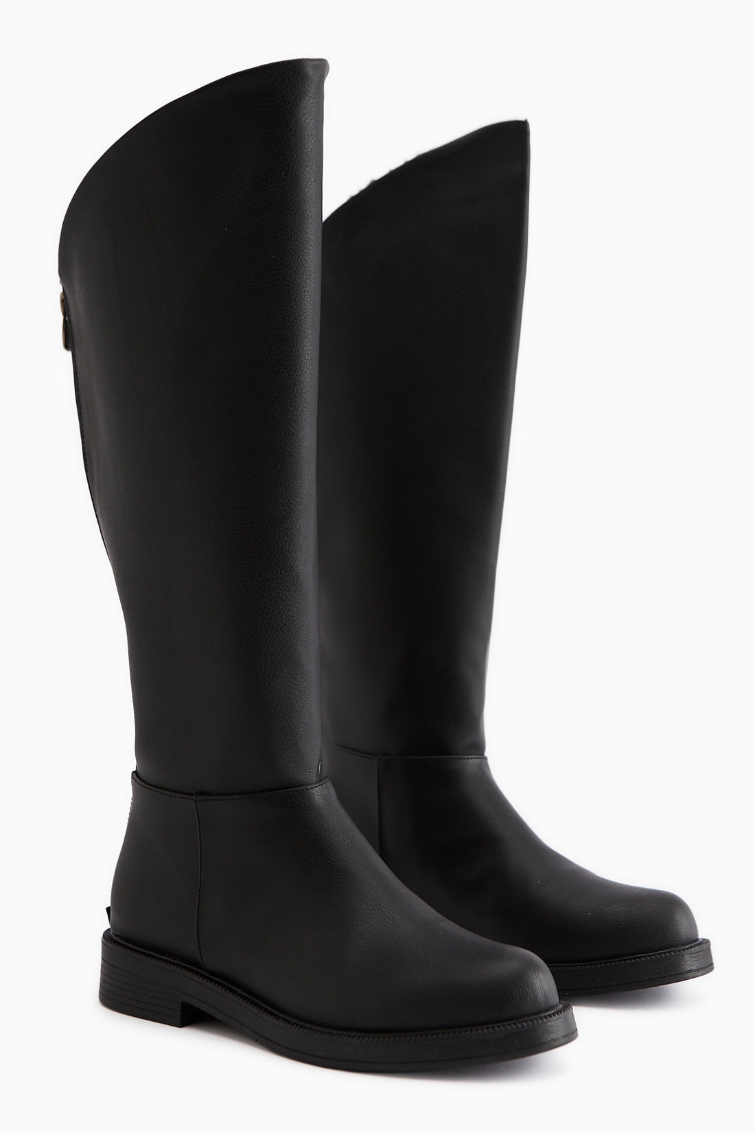 Gigi Siyah İçi Kürklü Katlanabilir Arkadan Fermuarlı Çizme