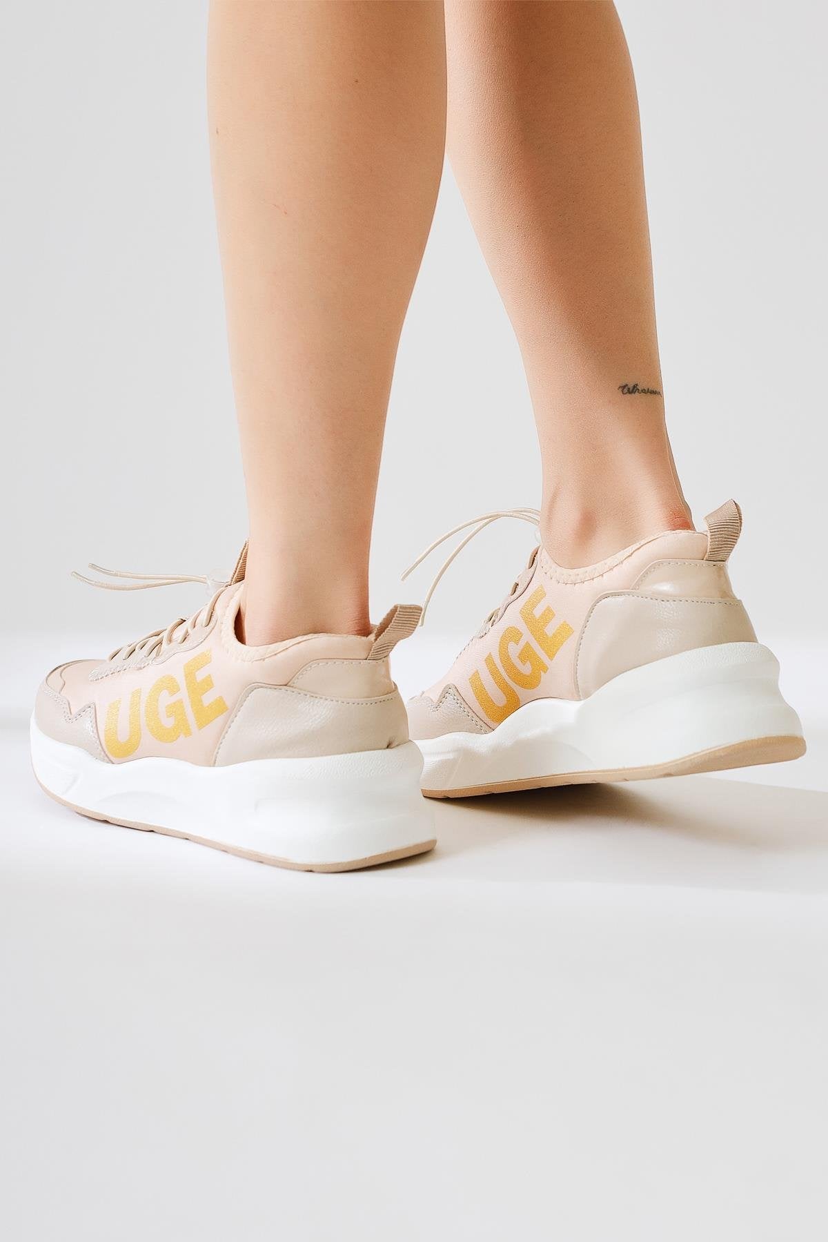 Mintra Nud Dalgıç Kumaş Baksılı Sneakers