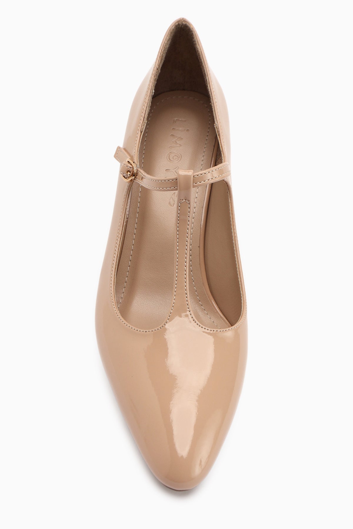 Sania Bej Rugan Kemerli İnce Topuklu Kadın Ayakkabı