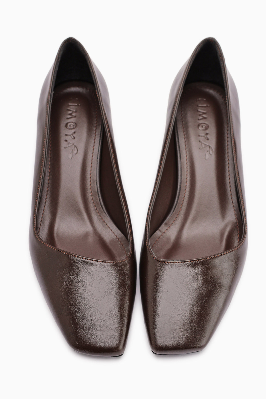 Jelina Kahve Kalın Topuklu Kadın Ayakkabısı