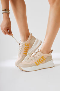 Mintra Nud Dalgıç Kumaş Baksılı Sneakers