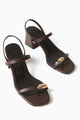 Selenya Toka Detaylı Kahve Parmak Arası Kadın Sandalet