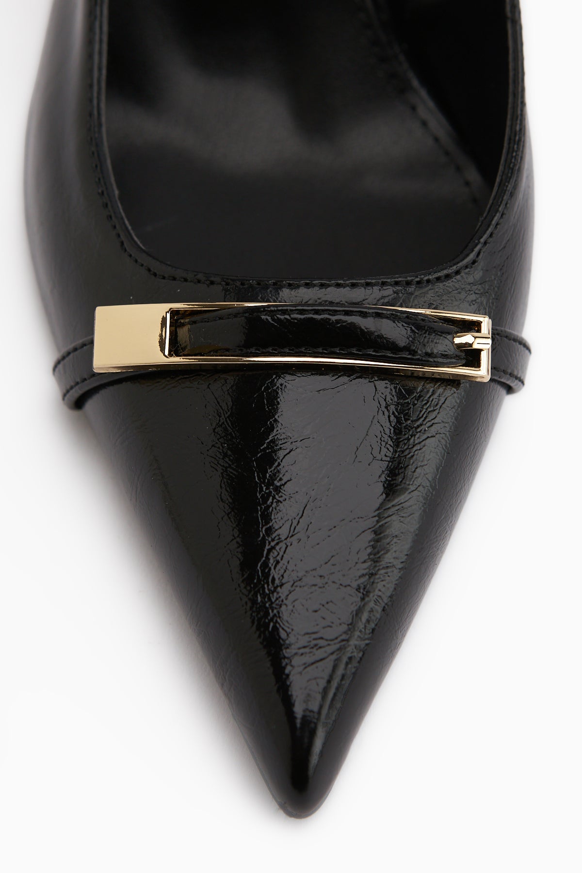 Phia Siyah Tokalı Dolgu Topuklu Kadın Sandalet