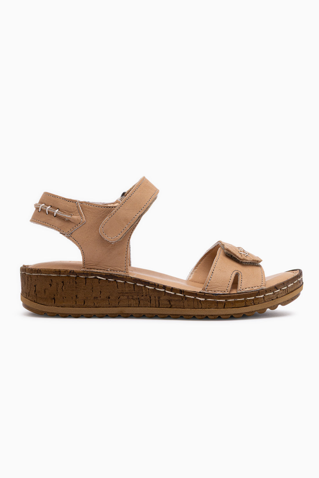 Leone Hakiki Deri Vizon Kadın Sandalet