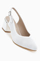 Ravina Hakiki Deri Beyaz Kadın Topuklu Ayakkabı