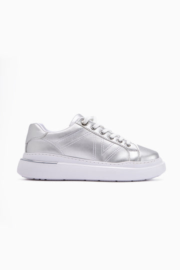 Anastazia Gümüş Topuk Detaylı Sneakers