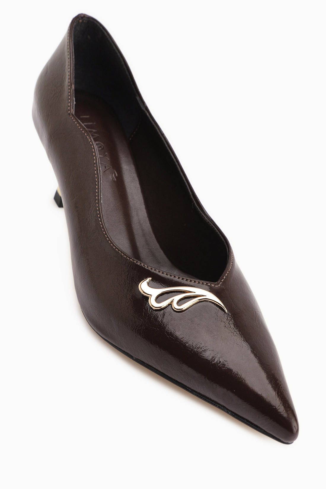 Liona Kahve Toka Detaylı Kadın Topuklu Ayakkabı Stiletto