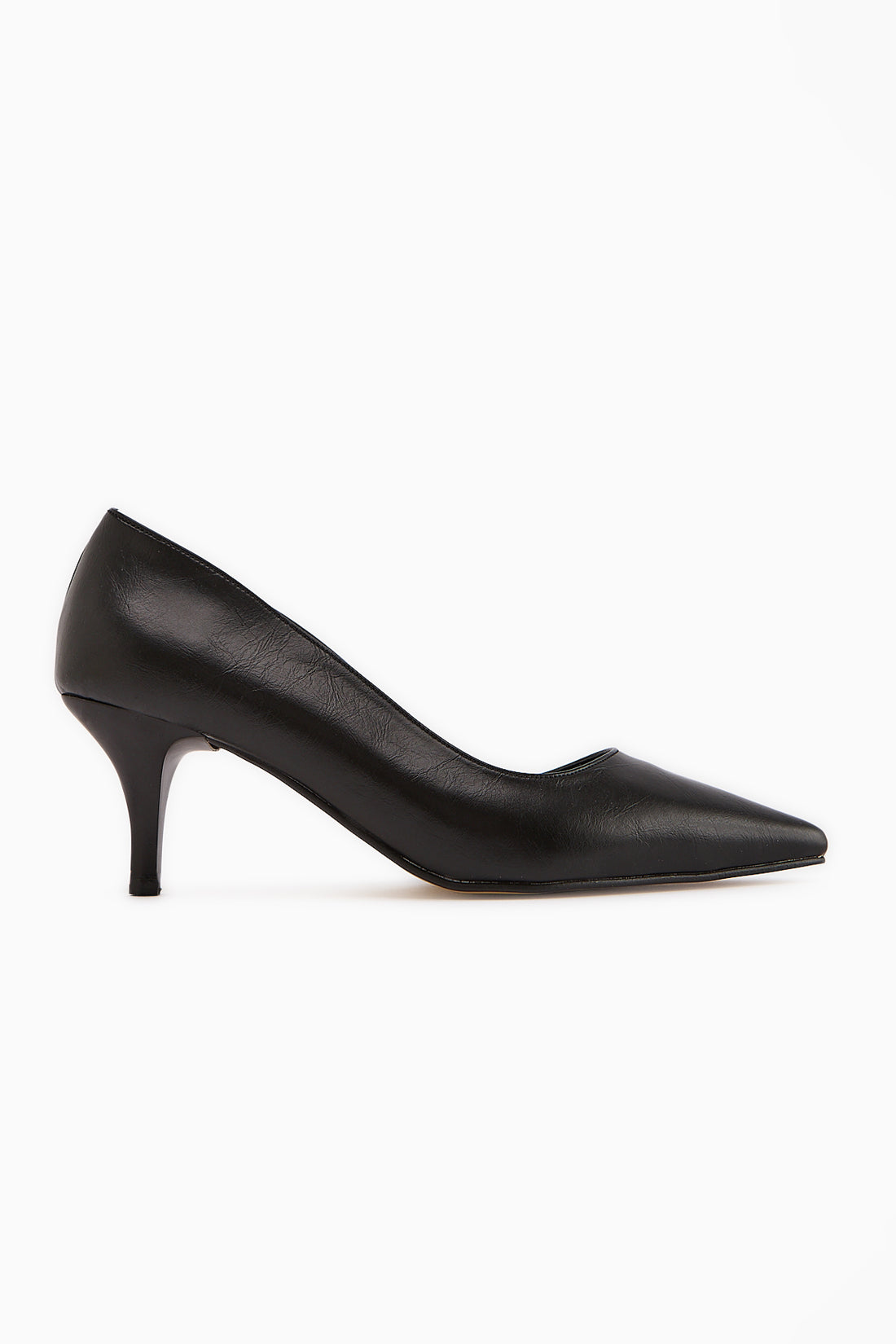 Flora Siyah Stiletto Kadın Topuklu Ayakkabı