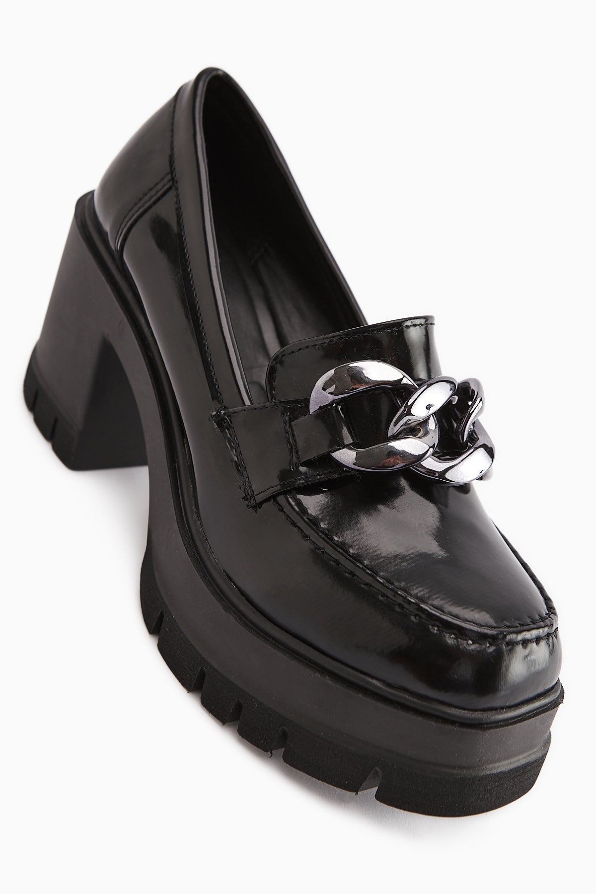 Chanpen Siyah Toka Detaylı Platformlu Günlük Ayakkabı