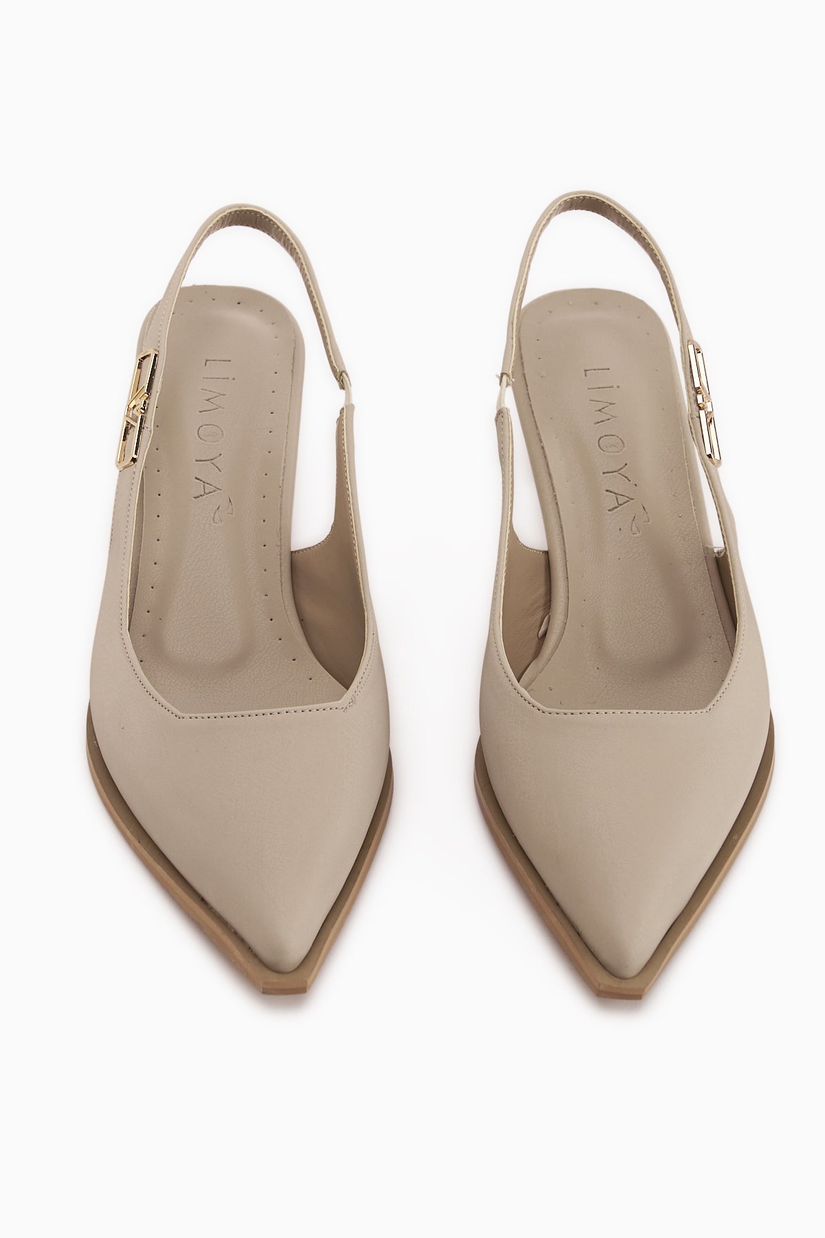 Gina Bej Kısa Topuklu Kadın Ayakkabı