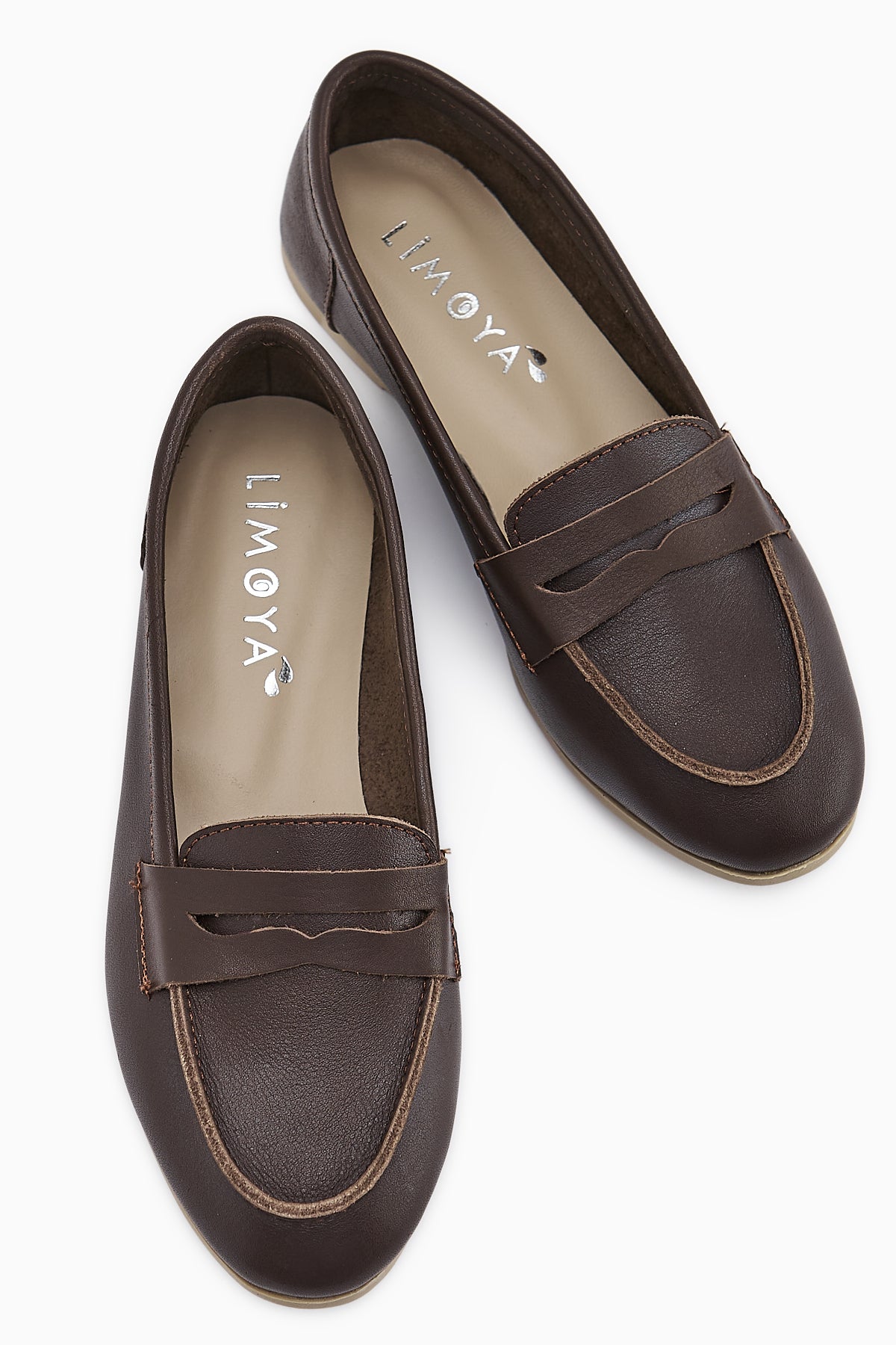 Hakiki Deri Solina Kahve Makosen Ayakkabı Rahat Günlük Loafer