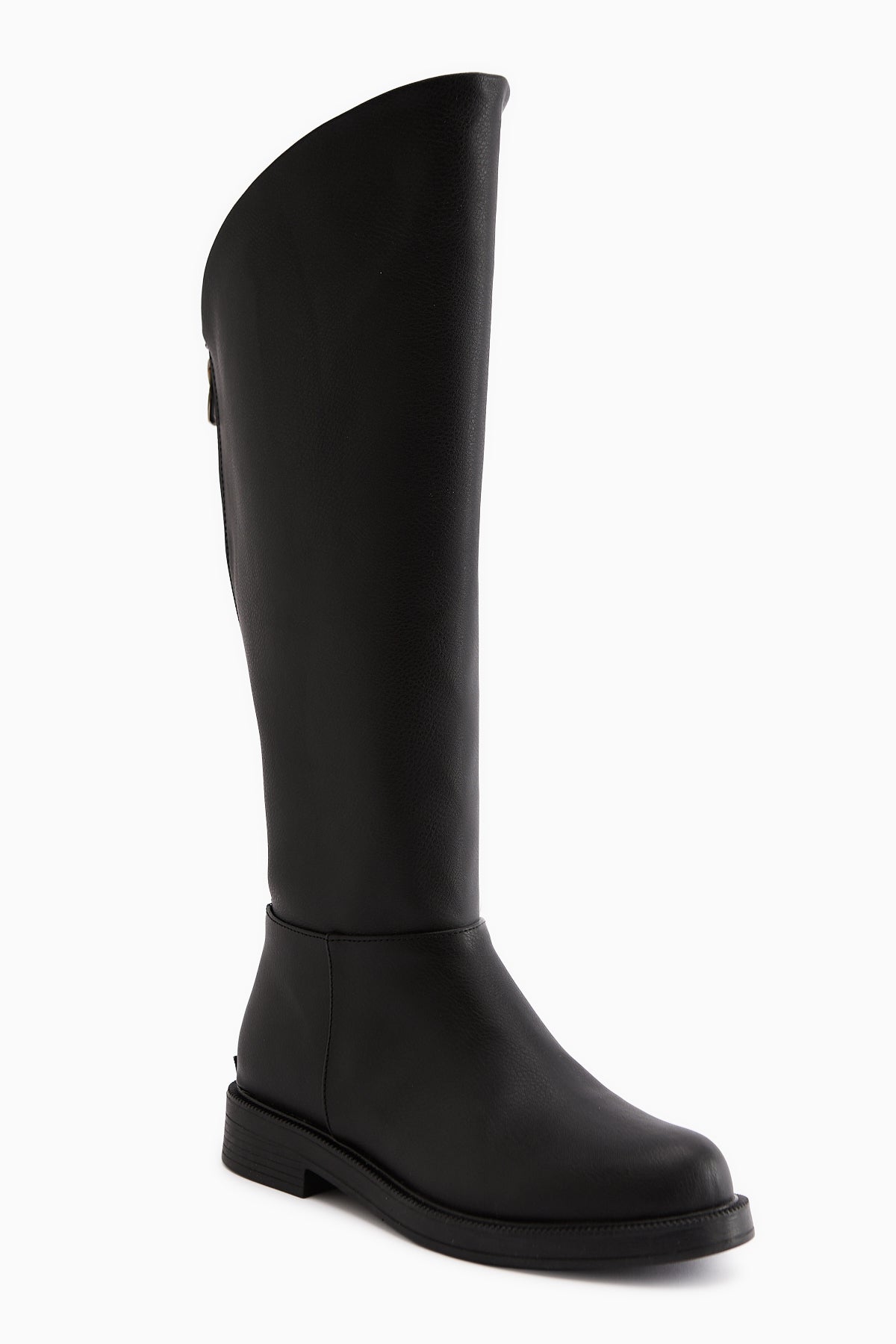 Gigi Siyah İçi Kürklü Katlanabilir Arkadan Fermuarlı Çizme