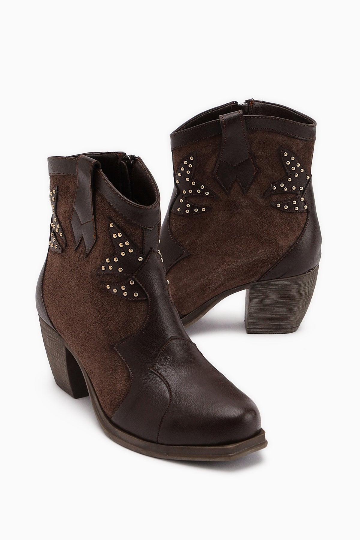 Lowis Kahve Troklu Kadın Kovboy Western Bot