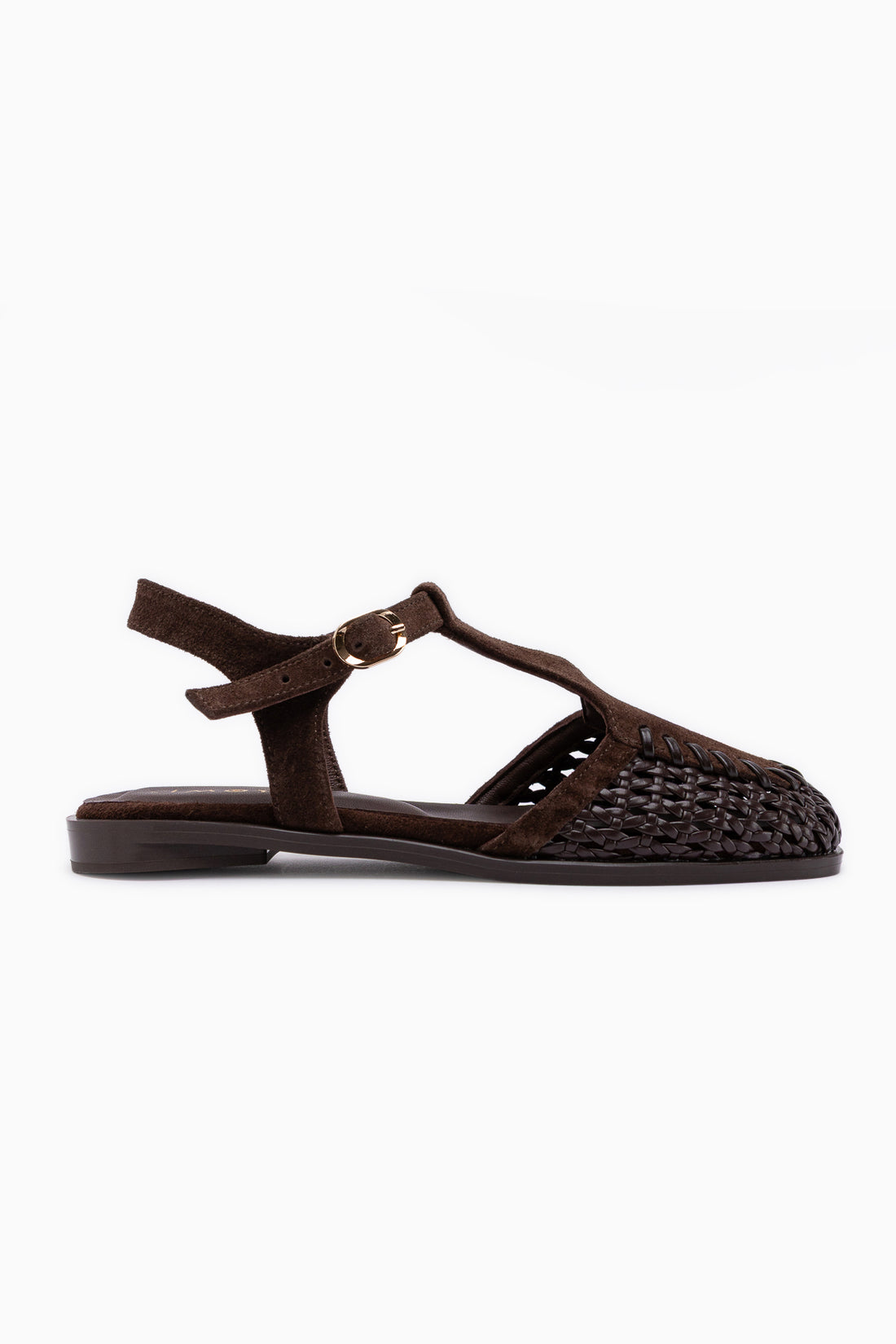 Clea Hakiki Deri Kahve Önü Kapalı Kadın Sandalet