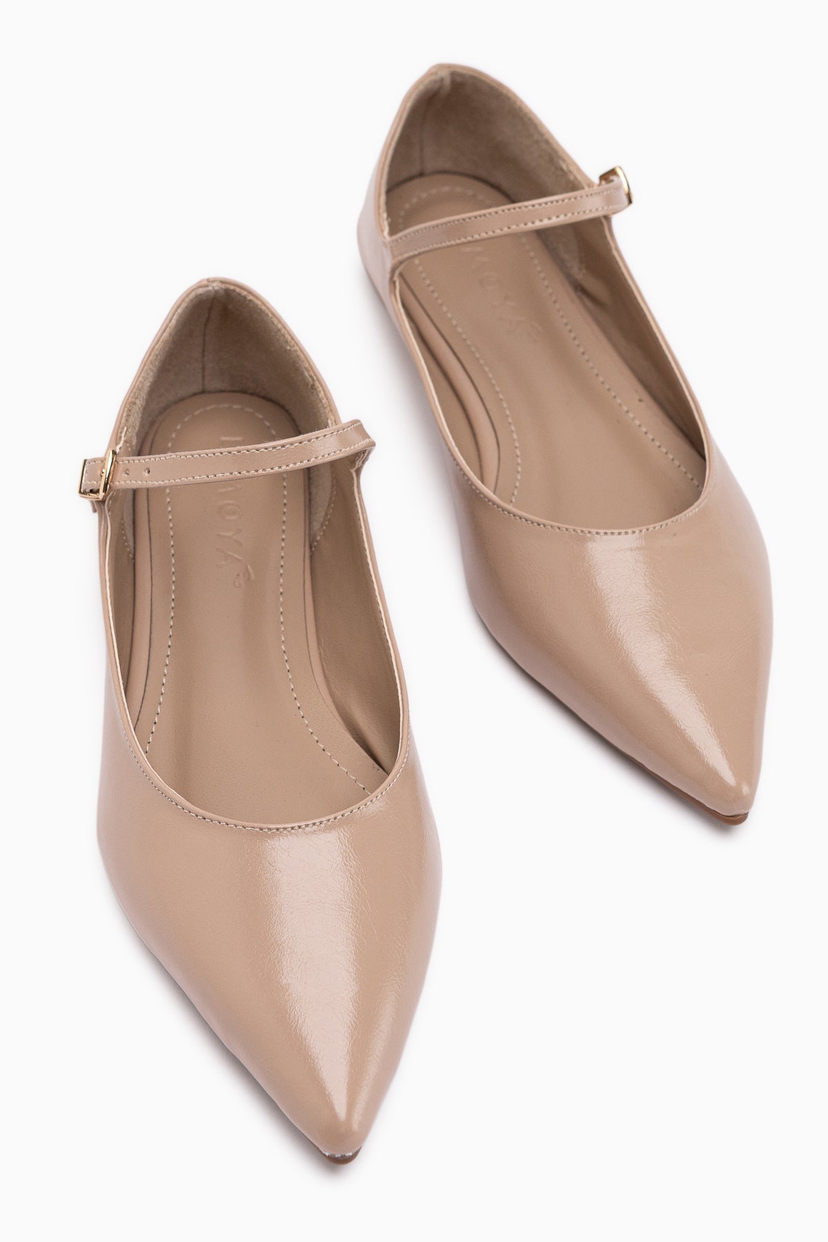 Minya Bej Sivri Burunlu Kadın Babet