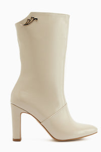 Aria Kahve Topuklu Kadın Çizme