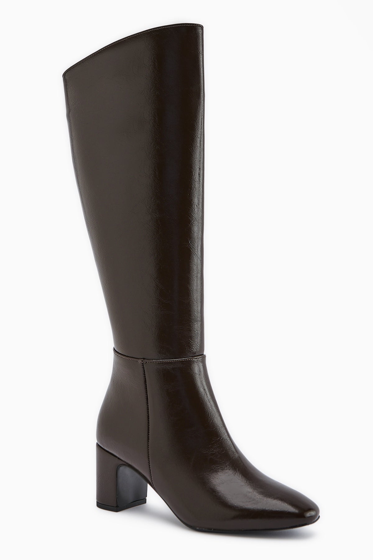 Larin Kahve Topuklu Kadın Çizme