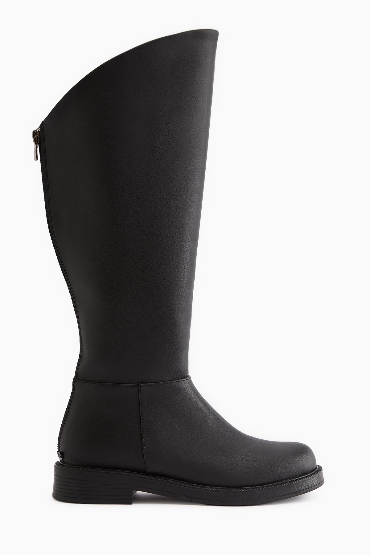 Gigi Siyah İçi Kürklü Katlanabilir Arkadan Fermuarlı Çizme