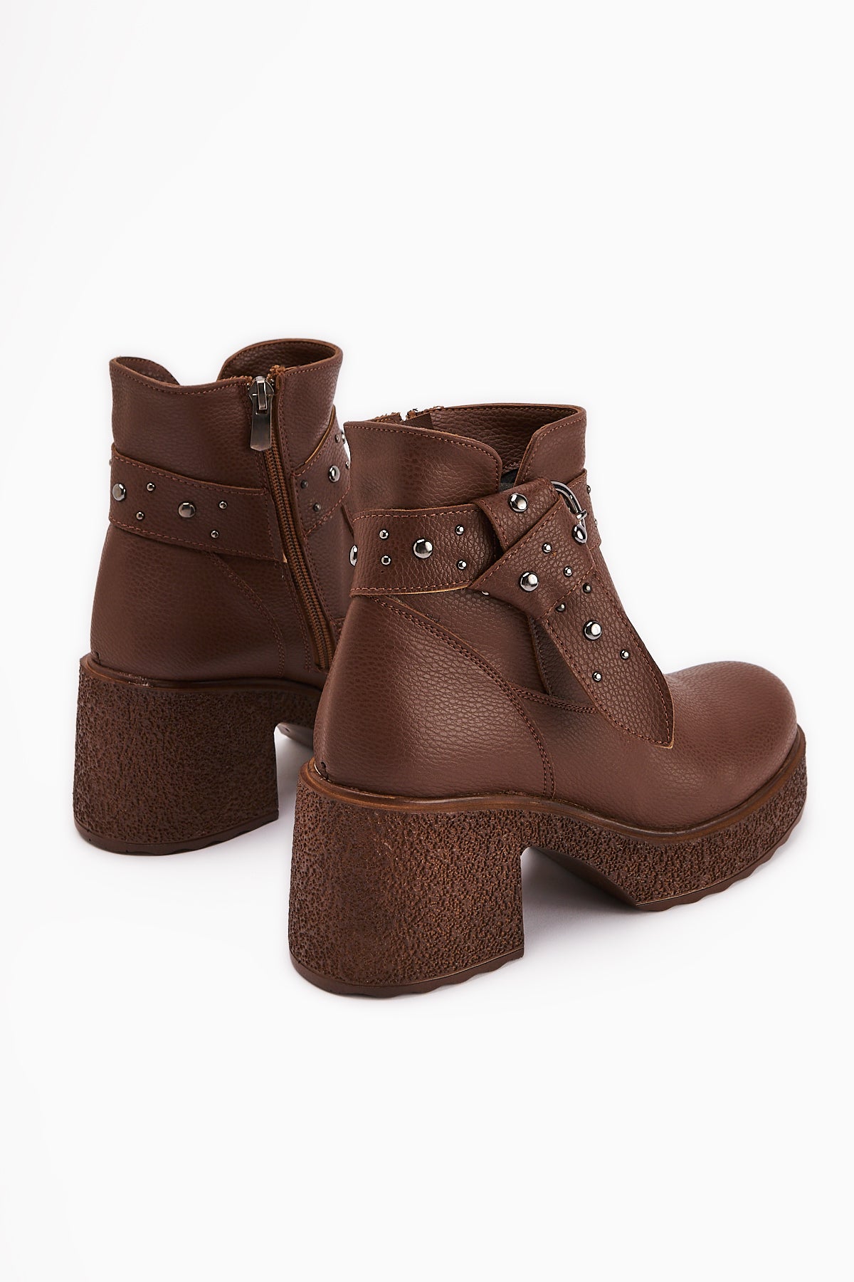 Maylin Taba Zımba Kemer Detaylı Bot