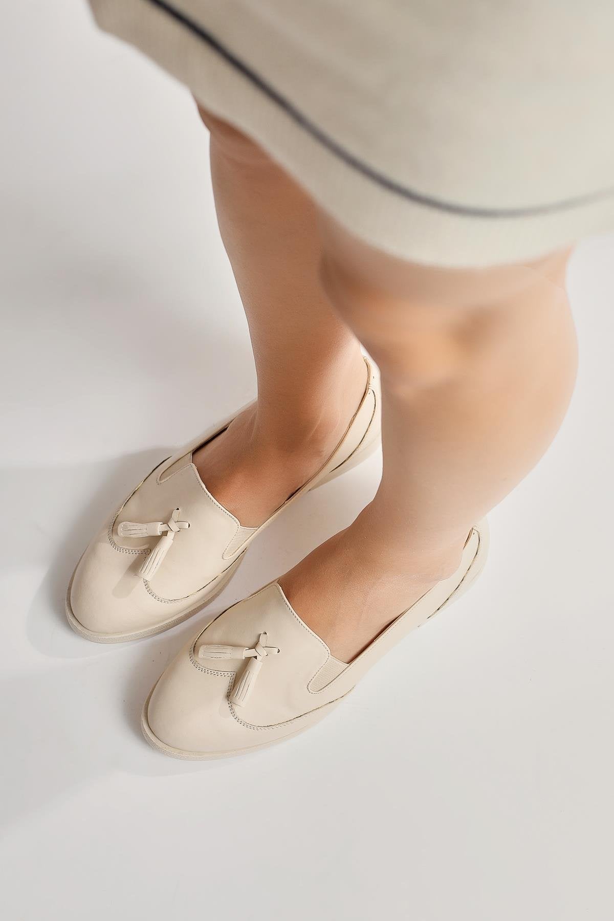 Vinny Bej Püskül Detaylı Günlük Ayakkabı