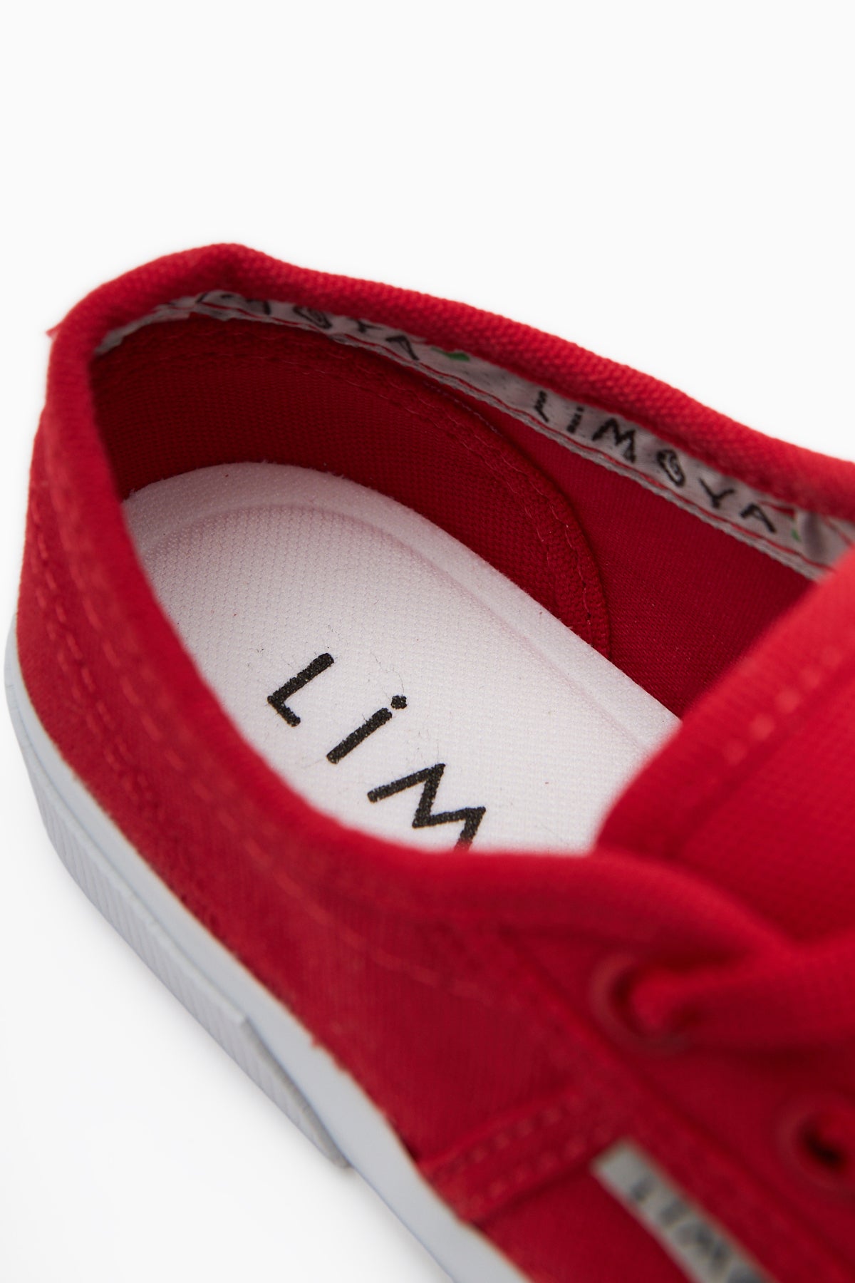Timon Kırmızı Rahat Taban Keten Sneakers