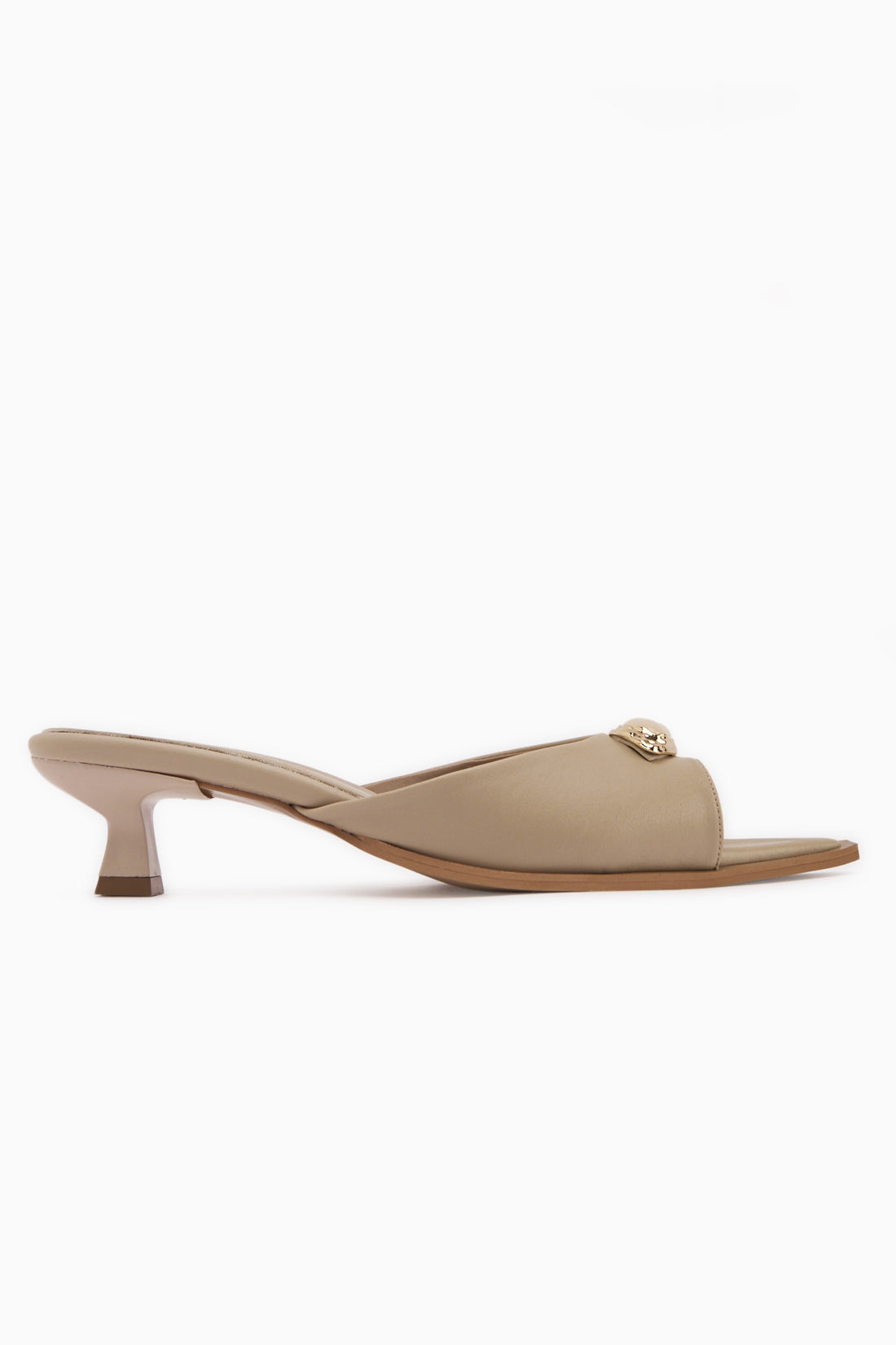 Dania Bej Tokalı Kısa Topuklu Kadın Terlik